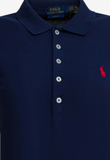 Polo Ralph Lauren Logo-Embroidered Polo T-shirt Blue