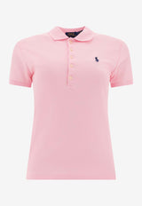 Polo Ralph Lauren Logo-Embroidered Polo T-shirt Pink