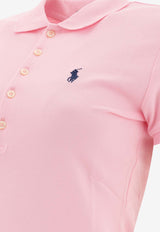 Polo Ralph Lauren Logo-Embroidered Polo T-shirt Pink