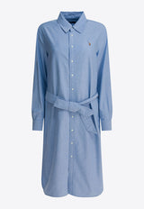 Polo Ralph Lauren Oxford Midi Shirt Dress Light Blue 211928804002BSR BLUE_1ea990c6-9ee6-423f-b1a8-6f9ebd664793