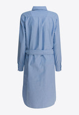 Polo Ralph Lauren Oxford Midi Shirt Dress Light Blue 211928804002BSR BLUE_1ea990c6-9ee6-423f-b1a8-6f9ebd664793
