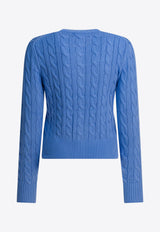 Polo Ralph Lauren Cable Knit Logo Cardigan Light Blue 211971868009NEW LITCHFIELD BLUE_cf7c51d0-46c7-4588-b4d6-3efb25a7021c