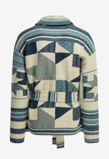 Polo Ralph Lauren Woven Knit Belted Cardigan Multicolor 710A12800001CREAM BLUE COMBO_3ae6e207-b71a-4466-9a7c-fc6ad640238f