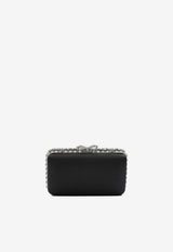 Self-Portrait Crystal Embellished Clutch Bag Silver SS26-305A-BBLACK_ae40f2c5-02a5-4b4c-a5cd-1a020ae4e3f0