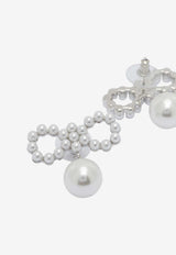 Self-Portrait Crystal Bow Pearl Earrings Pearl SS26-606E-PPEARL_e4c660ee-551f-4f32-836f-e7800c129e61