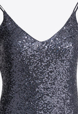 Semper All-Over Sequined Maxi Dress Gray 42584404PIOMBO_38daadd1-5f2f-470c-9b04-71a0536f09df