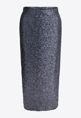 Semper Sequined Midi Pencil Skirt Gray 45204404PIOMBO_a64e20d9-5cc1-4649-aa99-4ef5c11b62fa