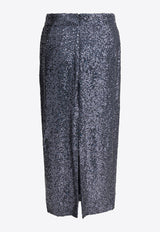 Semper Sequined Midi Pencil Skirt Gray 45204404PIOMBO_a64e20d9-5cc1-4649-aa99-4ef5c11b62fa