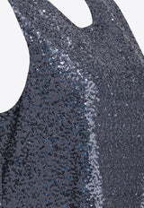 Semper Sequin-Embellished Top Gray 45864404PIOMBO_5a2d7e15-b6d3-4343-b3be-532376bc4738
