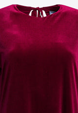 Semper Velvet Mini Dress Burgundy 45874385RUBINO_e694e45e-4f90-42c8-86a1-7c5eb83a6793
