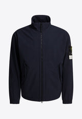 Stone Island Logo Patch Windbreaker Jacket Blue 4100022S0A22V0020_98bb6a29-0c81-4143-8e86-e8f198e3f632
