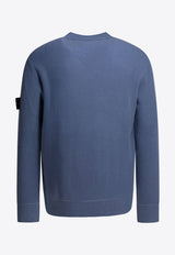 Stone Island Logo Patch Crewneck Sweater Blue 5100154S00D8V0024_00e69240-57a6-4cd2-9c3d-a27e9c52f31c