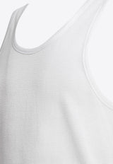 Tom Ford Logo Embroidered Tank Top White JCN014JMC110WAB_a54563a0-060a-4e7d-8390-d0400ac4a701