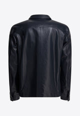 Tom Ford Smooth Leather Overshirt Navy LJS018LMN035UCC_843a9881-9ca2-4e4d-934b-e80966c12b2b