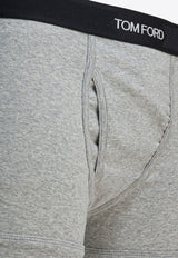 Tom Ford Logo-Waistband Boxers Black