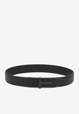 Tom Ford Reversible T Icon Belt Black
