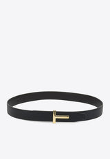 Tom Ford Reversible T Icon Belt Brown