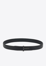 Tom Ford Reversible T Icon Belt Black