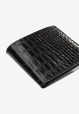Tom Ford Croc-Embossed Leather Bi-Fold Wallet Dark Brown Y0228LCL439SEDB_2338dddf-5542-41db-9a97-628aa572c6f2