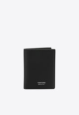 Tom Ford Leather Folding Cardholder Black