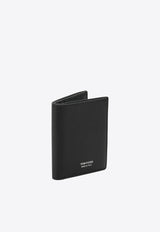 Tom Ford Leather Folding Cardholder Black