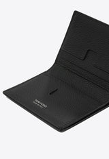 Tom Ford Leather Folding Cardholder Black