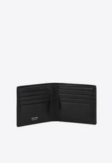 Tom Ford Crocodile Print Leather Wallet Black