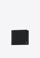 Tom Ford Small Grain Leather Bifold Wallet Black