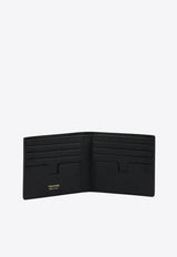 Tom Ford Small Grain Leather Bifold Wallet Black