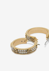 Tory Burch Small Icon Crystal Paved Hoop Earrings Gold 153688783_ebbf85ed-c765-44d7-b2b9-932f1cec0788