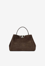 Tory Burch Eleanor Suede Shoulder Bag Brown 174278203_3a6e65b6-f304-4887-85b7-de9cf7debfa9