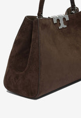 Tory Burch Eleanor Suede Shoulder Bag Brown 174278203_3a6e65b6-f304-4887-85b7-de9cf7debfa9