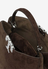 Tory Burch Eleanor Suede Shoulder Bag Brown 174278203_3a6e65b6-f304-4887-85b7-de9cf7debfa9