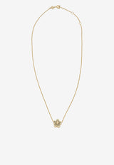 Tory Burch Forget Me not Crystal Paved Pendant Necklace Gold 176758783_3eb5d6a2-6e98-4fc3-8345-519a4e8ce38e