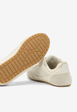 Tory Burch Field Suede and Mesh Low-Top Sneakers 176839250_0292f6dd-bd58-4c9e-ba7e-7457a845f3ed