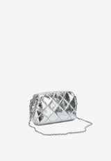 Tory Burch Fleming Soft Metallic Leather Crossbody Bag Silver 178233040_77411638-e54e-48b8-bec2-0e5c43a5a9d8