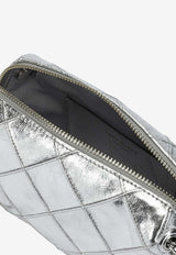 Tory Burch Fleming Soft Metallic Leather Crossbody Bag Silver 178233040_77411638-e54e-48b8-bec2-0e5c43a5a9d8