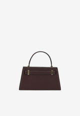 Tory Burch Mini lee Radziwill Pebbled Leather Handbag Bordeaux 178252500_e6491b60-285d-4af8-abd9-09d5720675c4