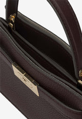 Tory Burch Mini lee Radziwill Pebbled Leather Handbag Bordeaux 178252500_e6491b60-285d-4af8-abd9-09d5720675c4