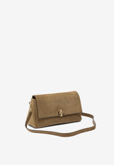 Tory Burch Small Charlie Suede Leather Shoulder Bag Brown 183225200_d125c35f-8710-4bac-8111-0b54e6f96e95