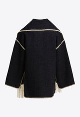 Toteme Embroidered Scarf Coat
Gray 244-WRO918-FB0292-083DARK GREY MELANGE_e5e13dbd-02f9-40d7-9a0a-d6748b4a4101