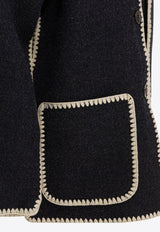 Toteme Embroidered Scarf Coat
Gray 244-WRO918-FB0292-083DARK GREY MELANGE_e5e13dbd-02f9-40d7-9a0a-d6748b4a4101