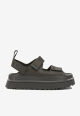UGG Goldenglow Embossed Flatform Sandals Dark Green 1175311DNSS_9e8dcca0-eadc-4a5f-9577-50a2719d3916