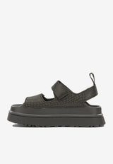 UGG Goldenglow Embossed Flatform Sandals Dark Green 1175311DNSS_9e8dcca0-eadc-4a5f-9577-50a2719d3916
