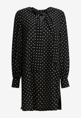 Valentino Polka Dots Flared Dress Black 8B3VAJF89DWTB1_a8138dba-06bf-4f20-a961-30c0ad3b4f84