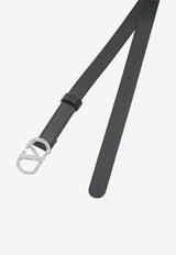 Valentino VLogo Leather Belt Black 8W0T0SM7DHQEDM_e0556b82-3b55-4702-becb-0931e8be2a78