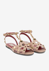 Valentino Studdy Leather Sandals Pink 8W2S0NN3JYWBNW_edfa65e7-7e3e-48f5-b114-9177486994f7