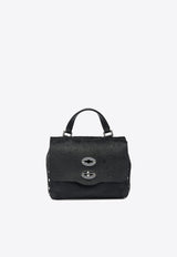 Zanellato Baby Postina Leather Top Handle Bag Black POSTINA CBI BABY0680902260000Z0001_a5104e0c-9f85-441f-885b-91febe06ace0