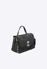 Zanellato Medium Postina Daily Top Handle Bag Black POSTINA DAILY M0680100040000Z0001_5f63e270-4ce4-4d33-87dc-9d02aea6da5c