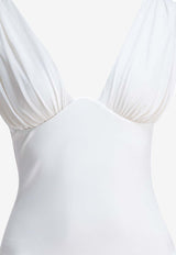 Zimmermann Draped One-Piece Swimsuit White 5099WRS261IVO_e3c07cb2-2d09-4d2c-965c-632b029bb7f3
